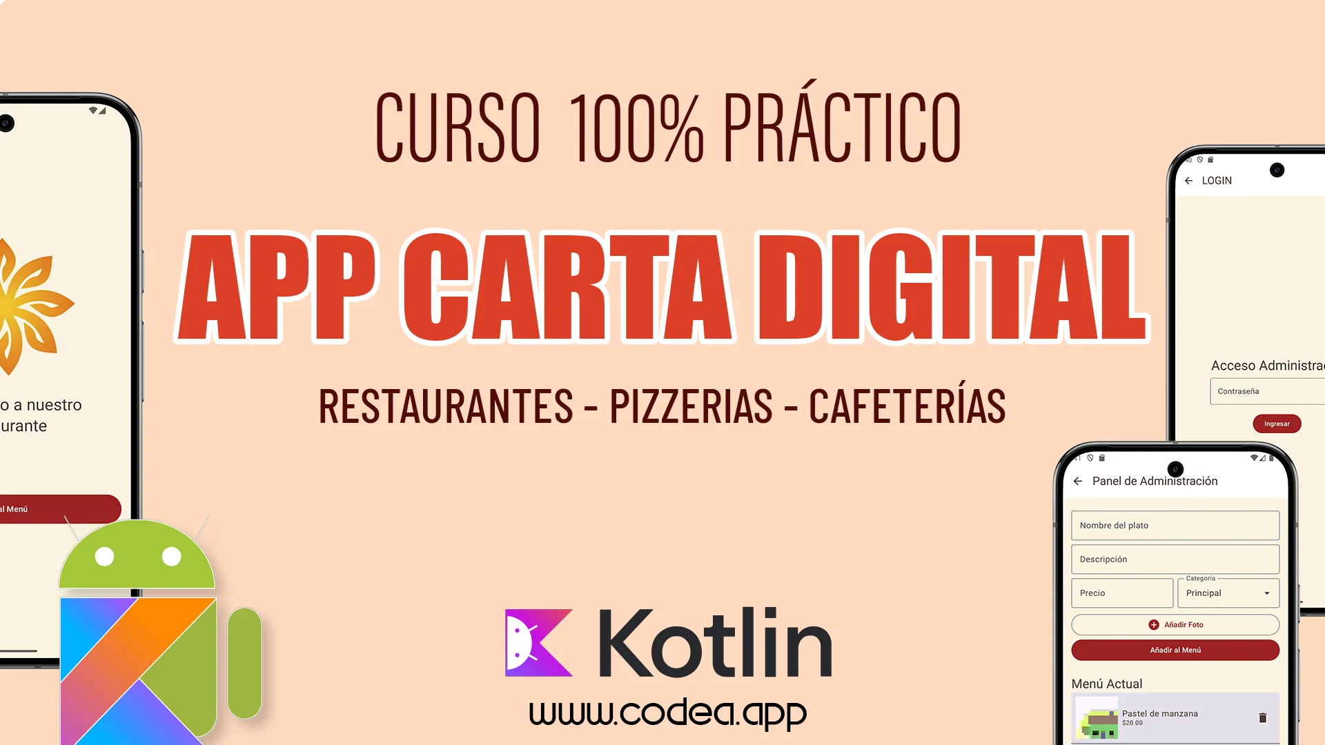 Curso App Carta Digital para Restaurante