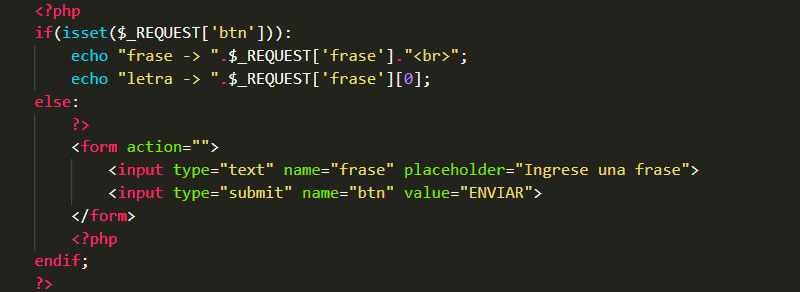 extraer la primera letra