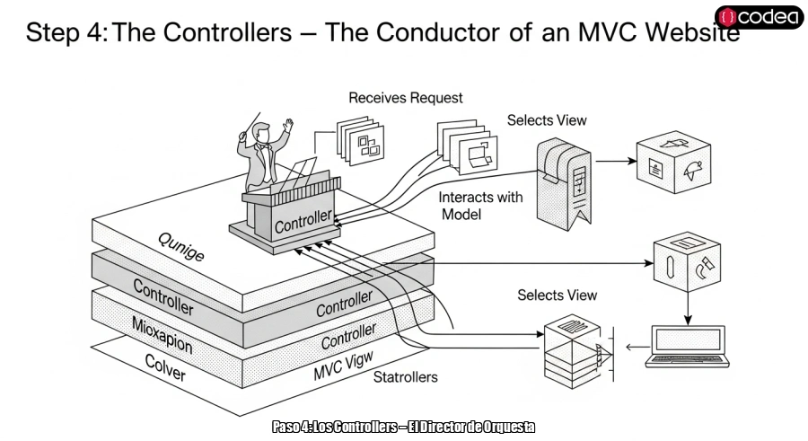 Paso 5: Los Controllers – El Director de Orquesta