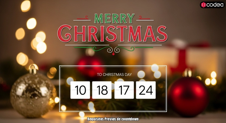 Requisitos Previos de countdown