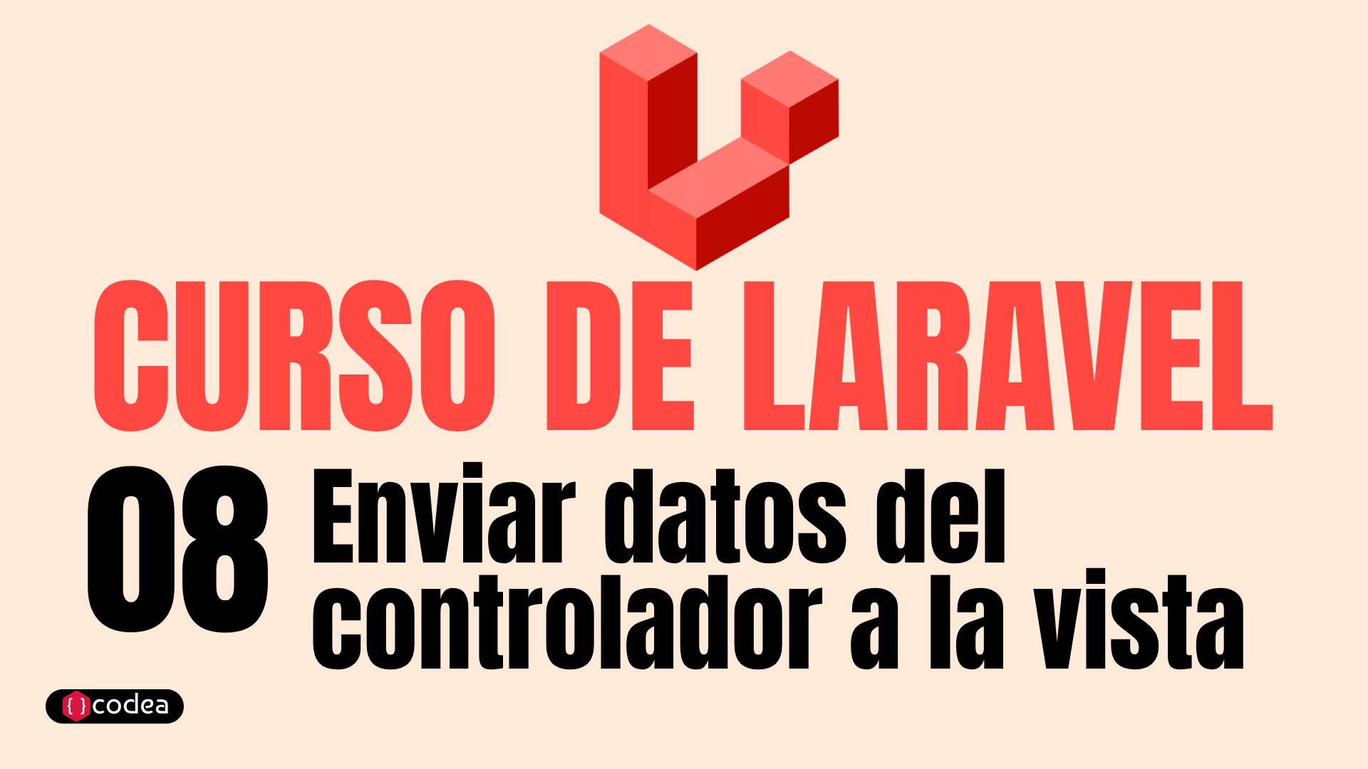 Enviar datos desde el controlador a la vista.