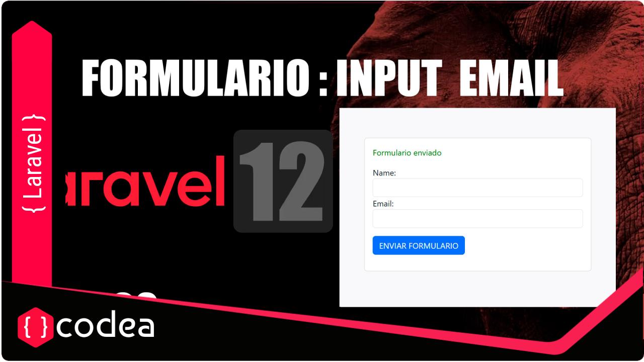 ✅ Agregar Campo Email a un Formulario en Laravel 12  | Part 02