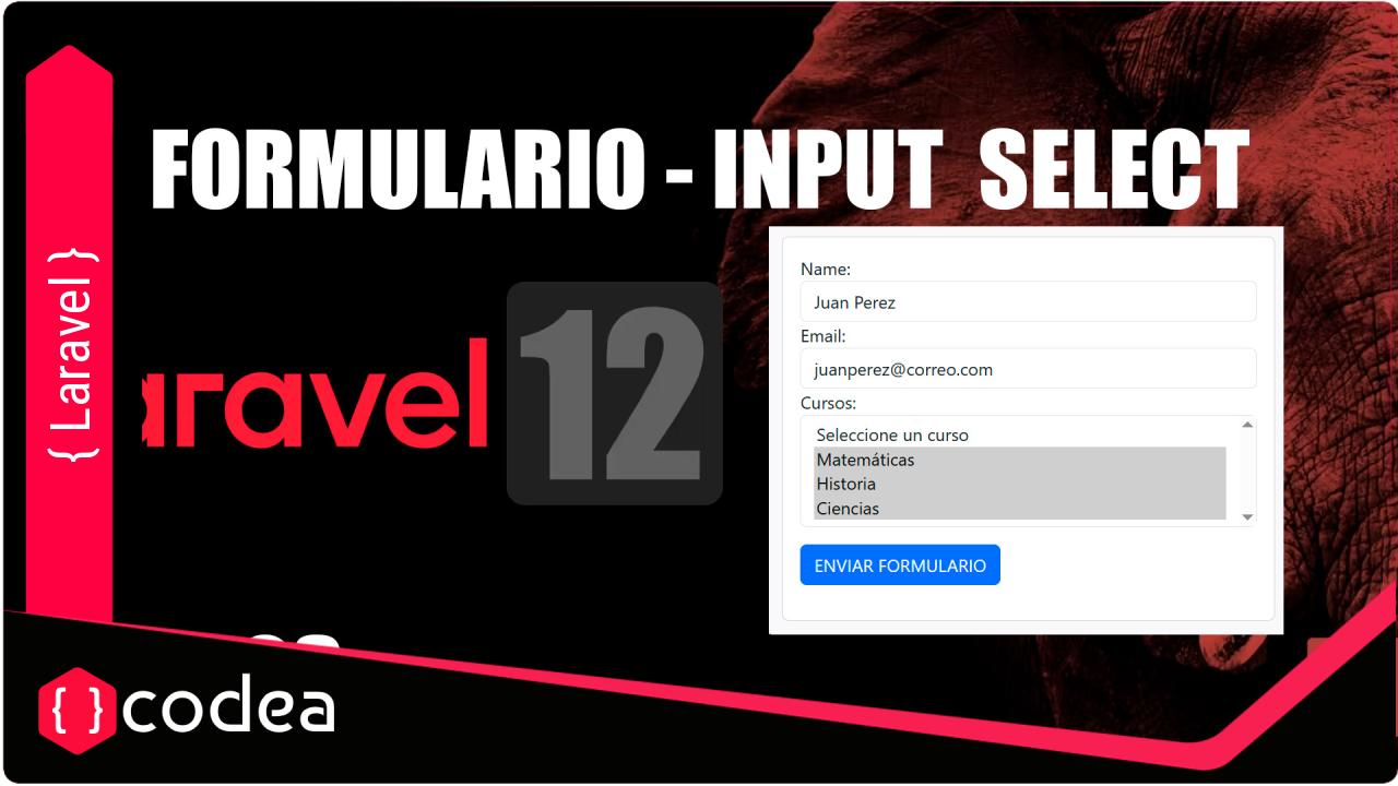 Campos Select Simple y Múltiple en Laravel 12 con Validación y Bootstrap  | Part 03