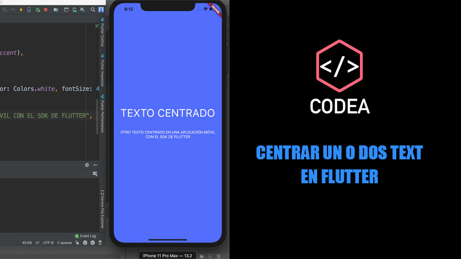 Centrar un Texto Vertical y Horizontal