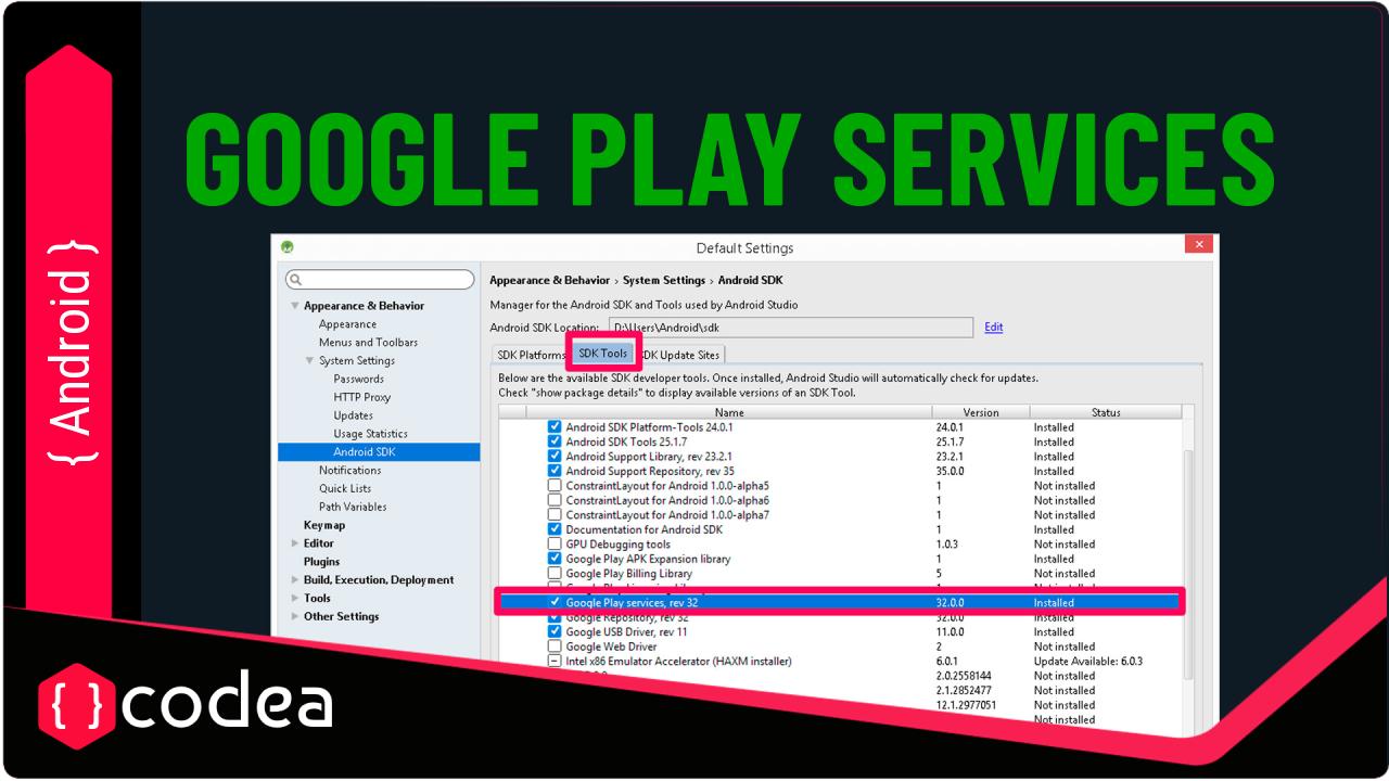 Cómo Instalar Google Play Services con Gradle en Android Studio