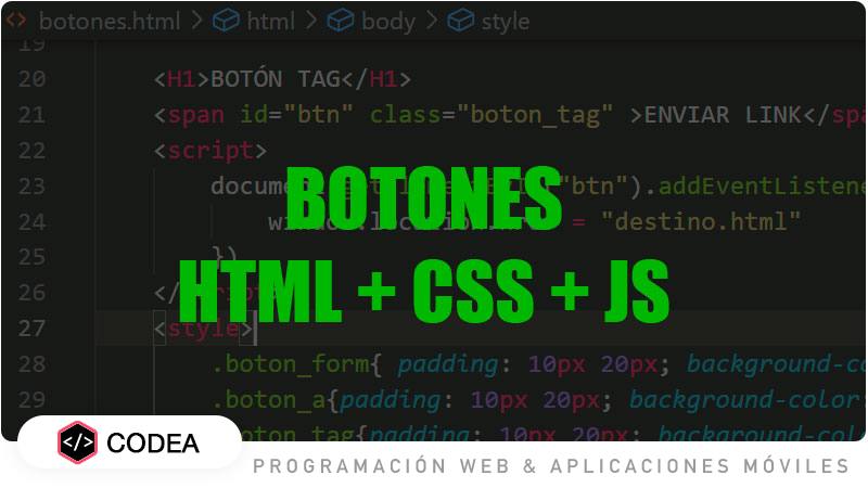 Crear un botón con Html Css