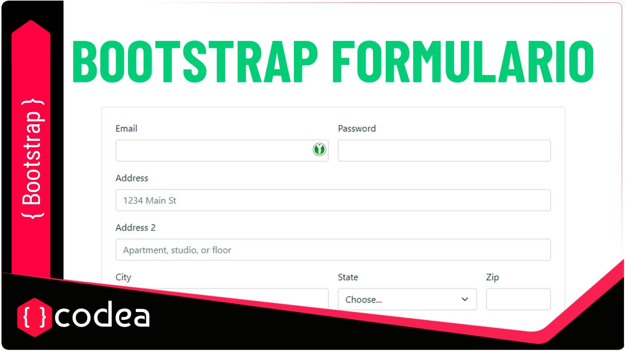 Crear un formulario profesional con Bootstrap