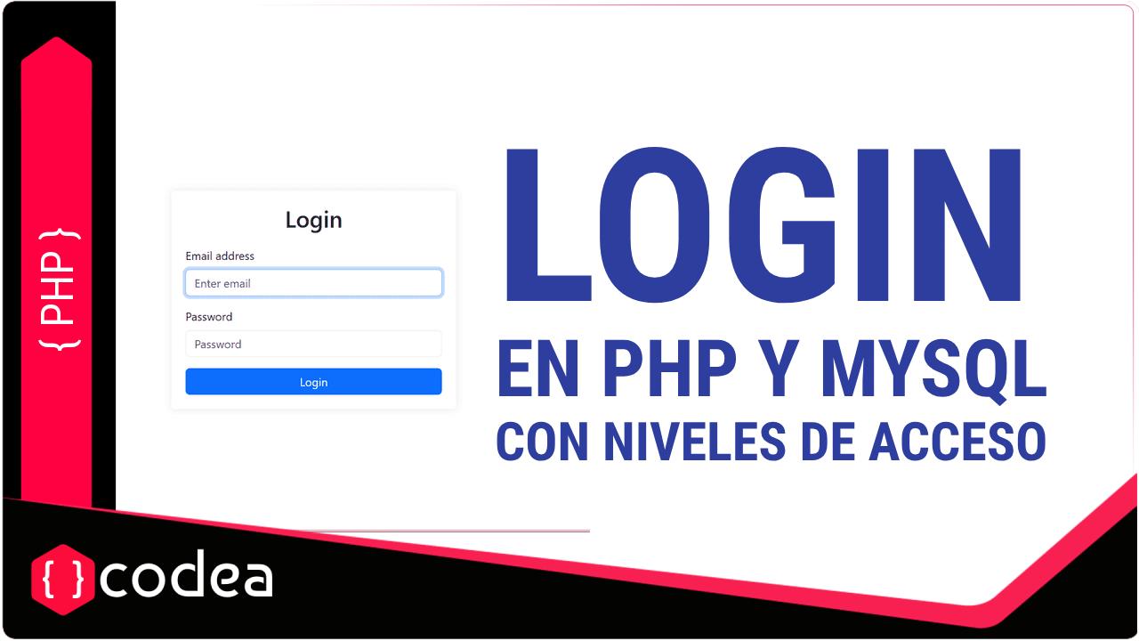 Crear un login con Php y Mysql