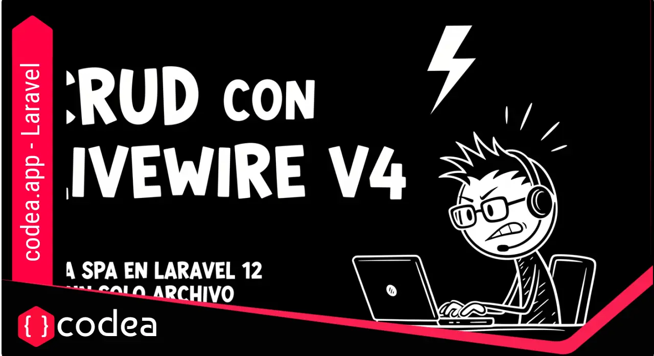 CRUD completo con Livewire 4 y Laravel 12 en un solo archivo (Single-File Component)