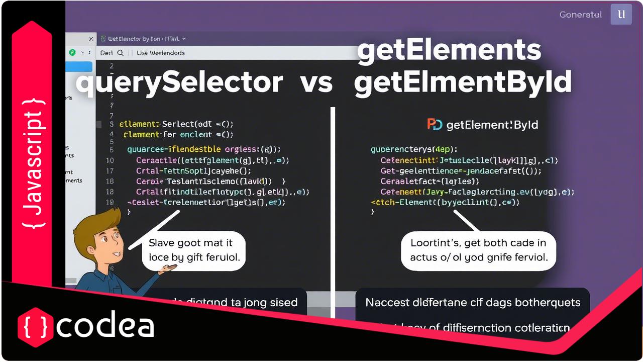 Diferencia entre querySelector y getElementById