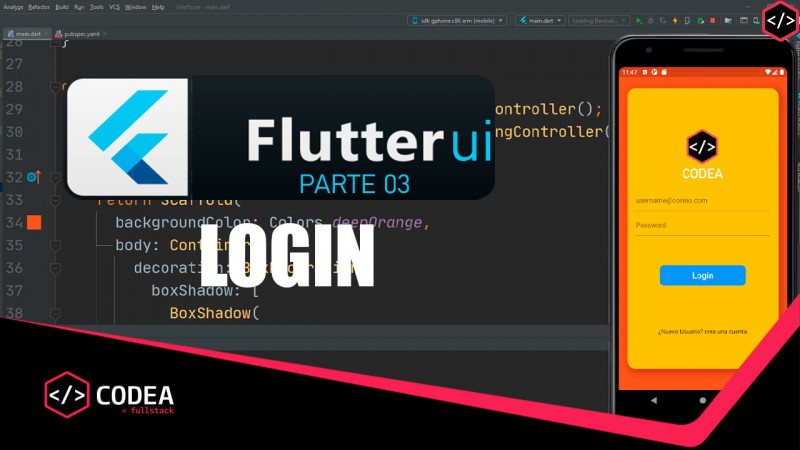 Diseño de una pantalla de Login