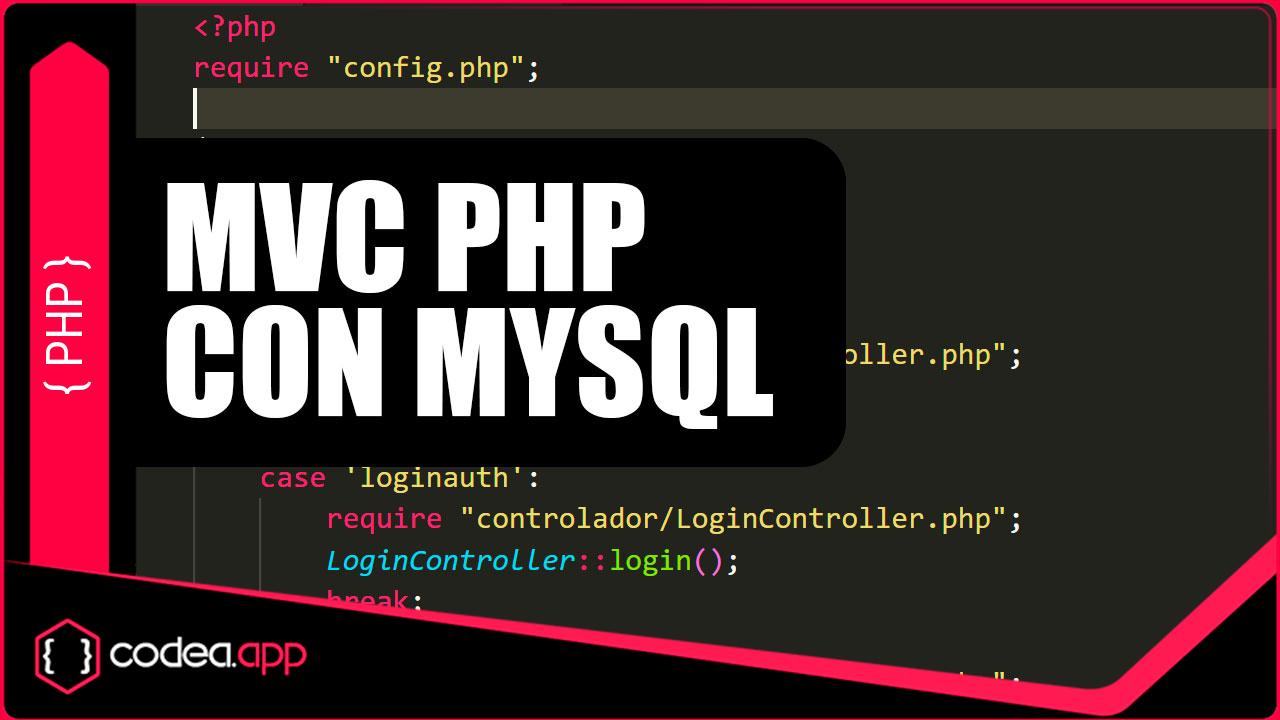 MVC en PHP y MySql Básico