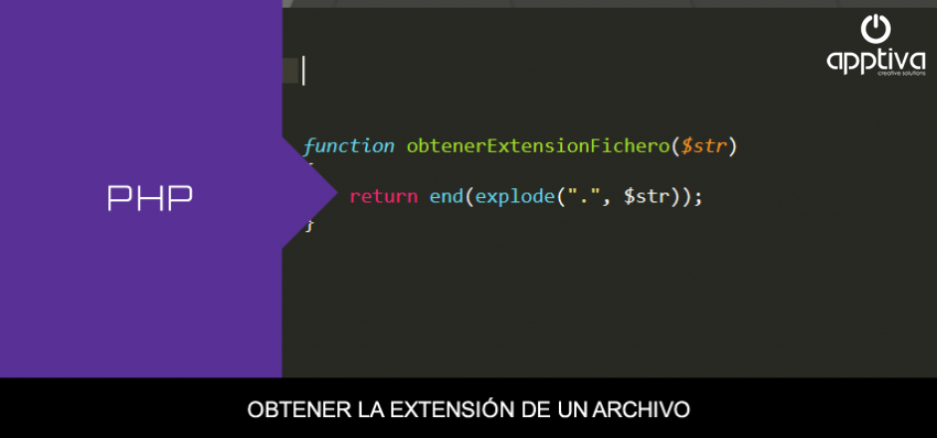 Obtener la extensión de un archivo subido con PHP
