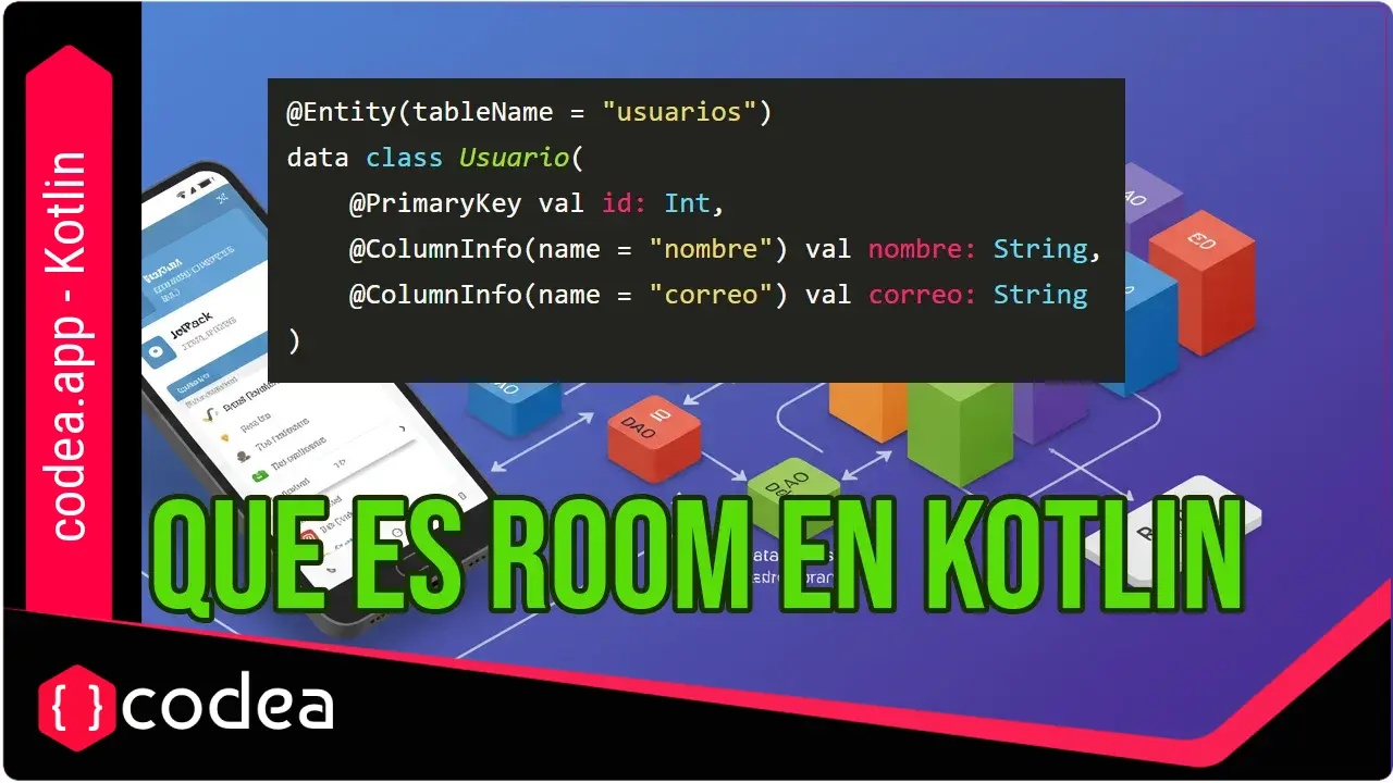 ¿Qué es Room en Kotlin? Base de datos local Android