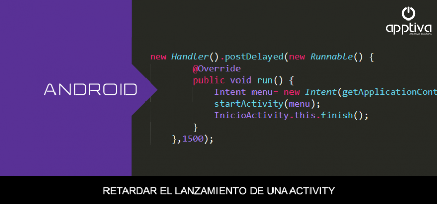 Lanzar activity después de segundos