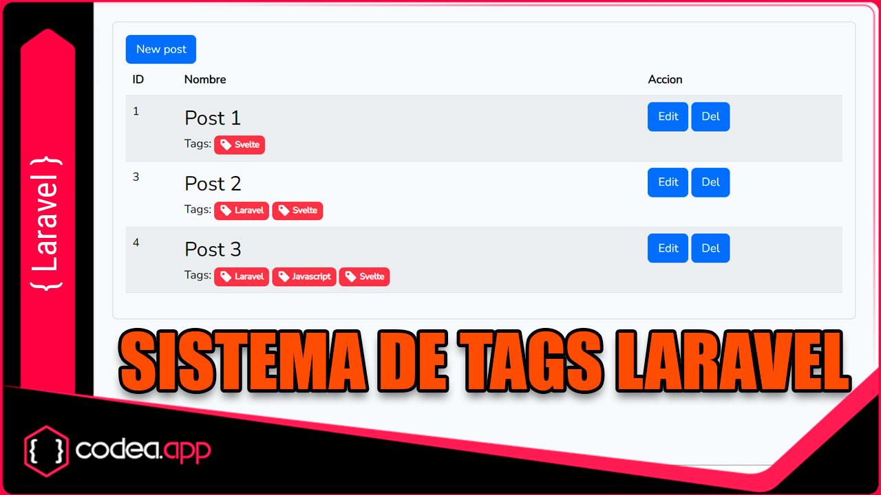 Un sistema de Tags en Laravel más fácil
